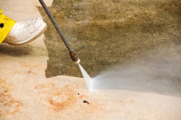 Concrete cleaning
