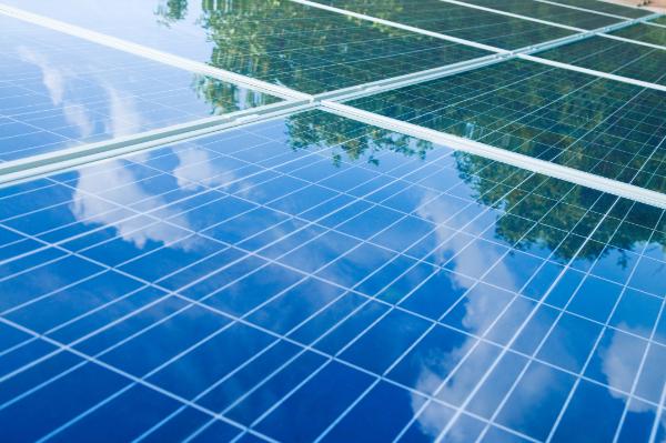 Solar panel cleaning